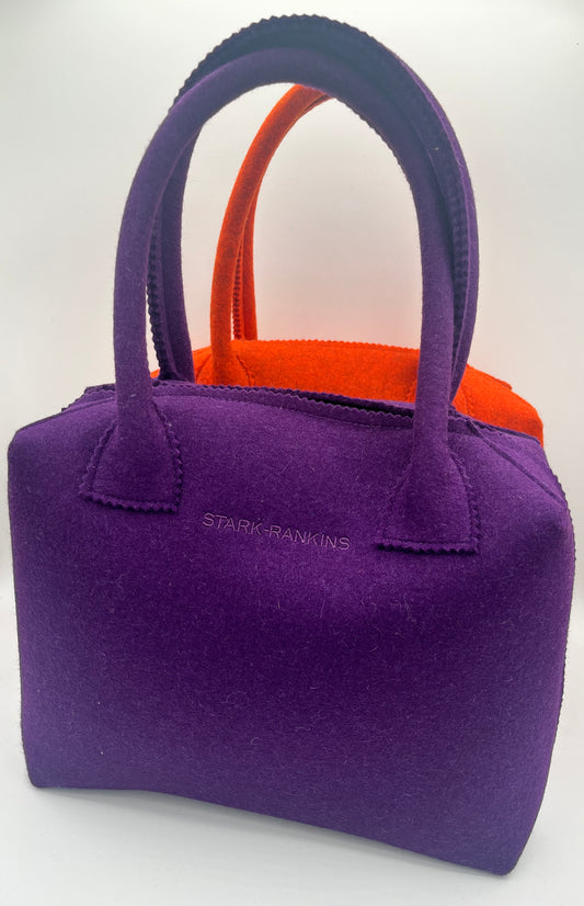 Luxury Aubergine Handbag